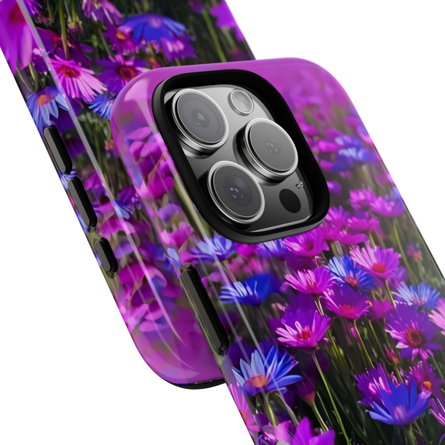 Wildflower Meadow Phone Case, Colorful Floral Garden Aesthetic, Vibrant Tough Phone Case, Compatible with iPhone, Galaxy, Google