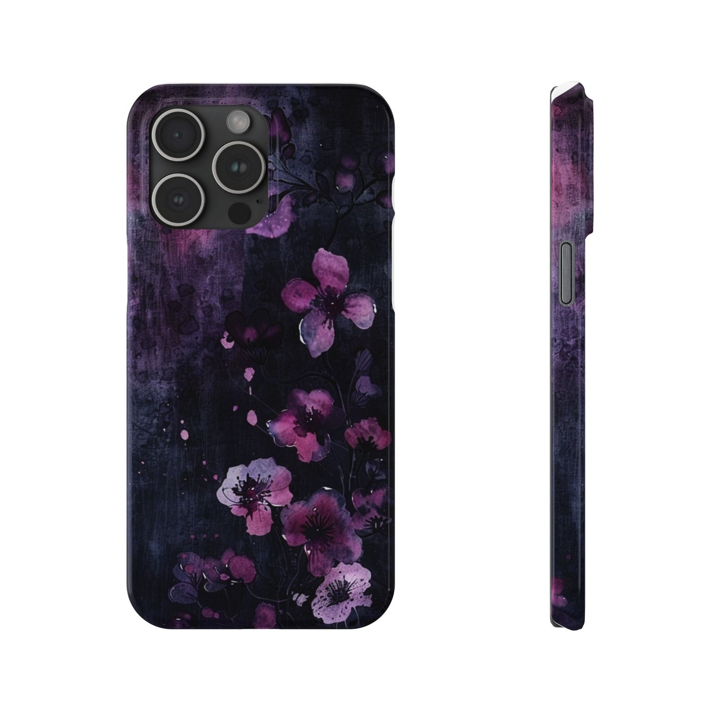 Elegant Floral Slim Phone Case - Perfect Gift for Her, Stylish iPhone Cover, Birthday Surprise, Spring Accessory, Cute Phone Protector