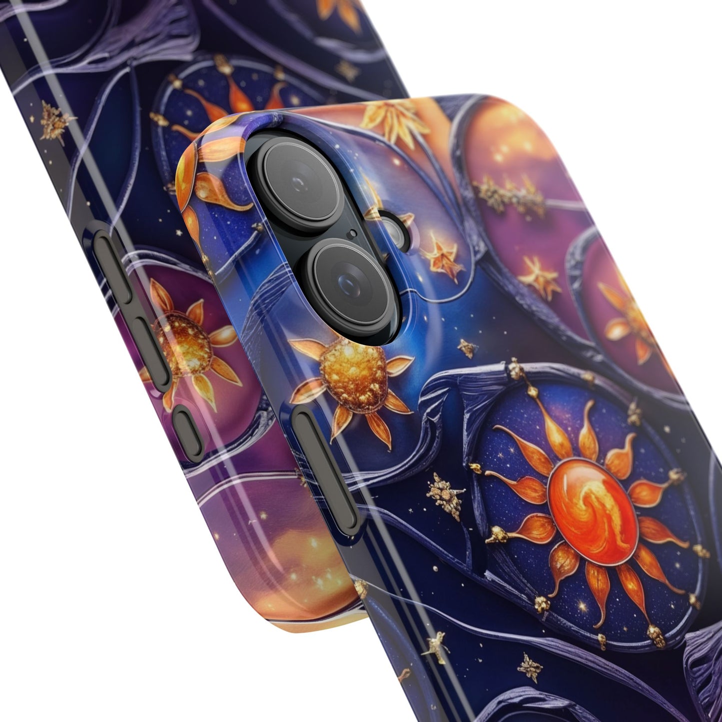 Celestial Slim Phone Cases, Starry Sky Phone Cover, Zodiac Design, Astrology Gift, Cosmic Phone Accessories