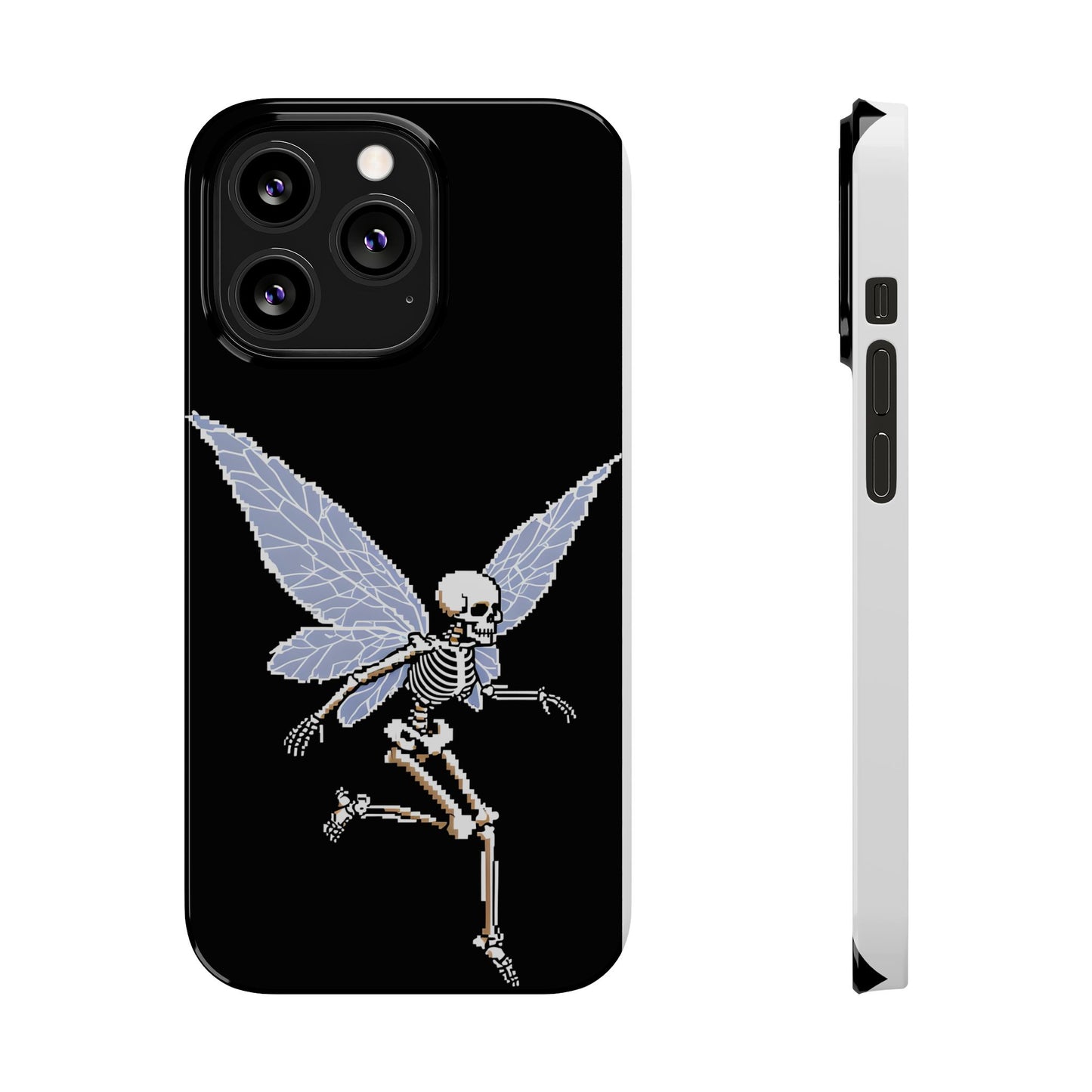 Halloween Slim Phone Case - Creepy Cute Aesthetic, Goth Coquette Spooky Style, Compatible with iPhone, Galaxy, and Google Phones