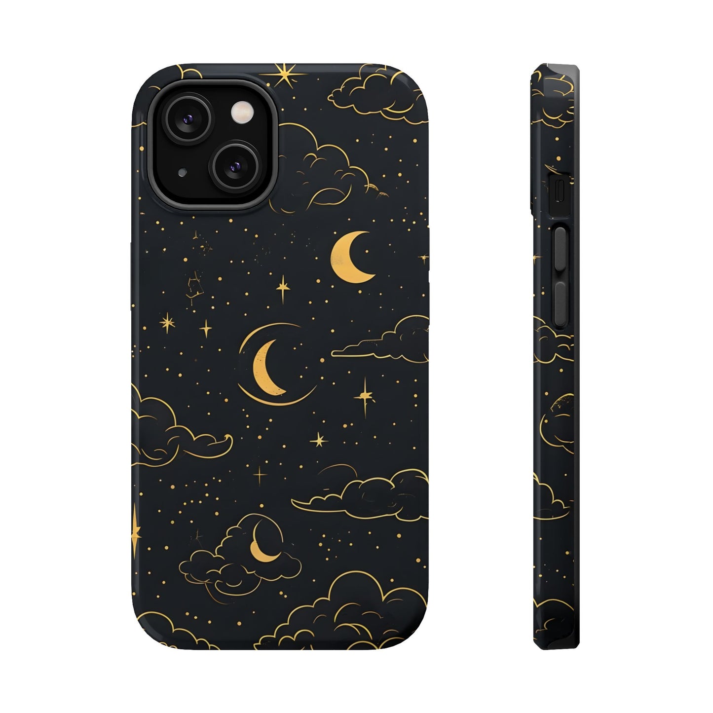 Celestial Magnetic Phone Case, Starry Night Design, Compatible with iPhone 17, 16, 15, 14, 13