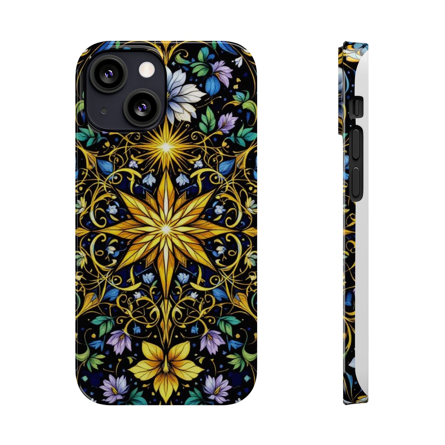 Elegant Floral Phone Case - Slim Phone Cases, Artistic Cases for Nature Lovers, Gift for Birthdays, Holidays, Spring Decor