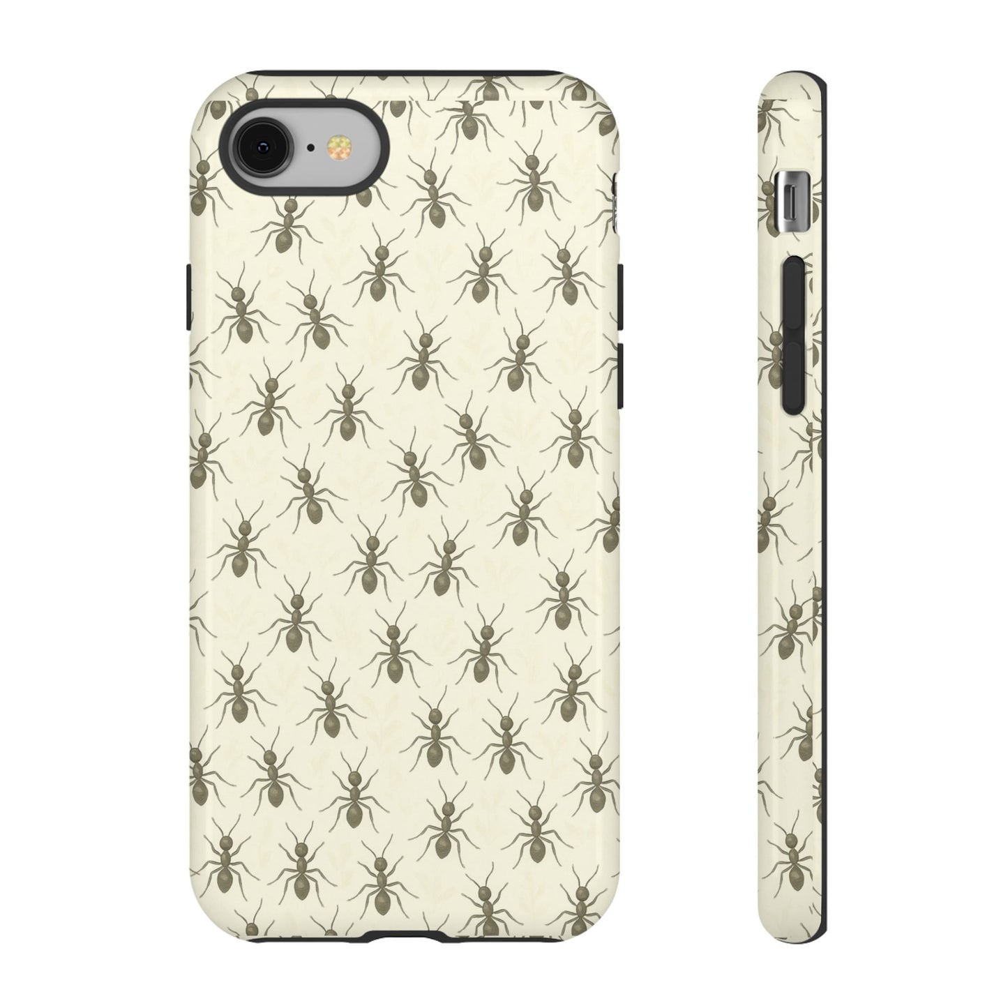 Marching Ant Pattern Tough Phone Case - Realistic Insect Art, Minimalist Nature Aesthetic, Compatible with iPhone, Galaxy, and Google Phones
