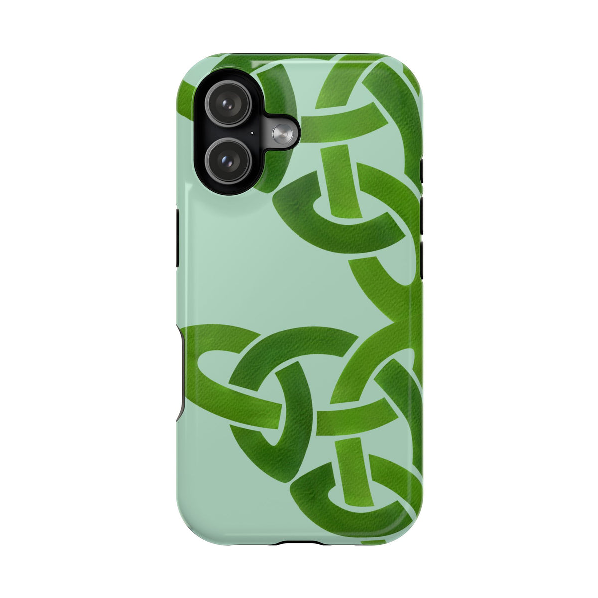Celtic Knot Magnetic Phone Case, St. Patrick Design Phone Cover, Compatible with iPhone 17, 16, 15, 14, 13