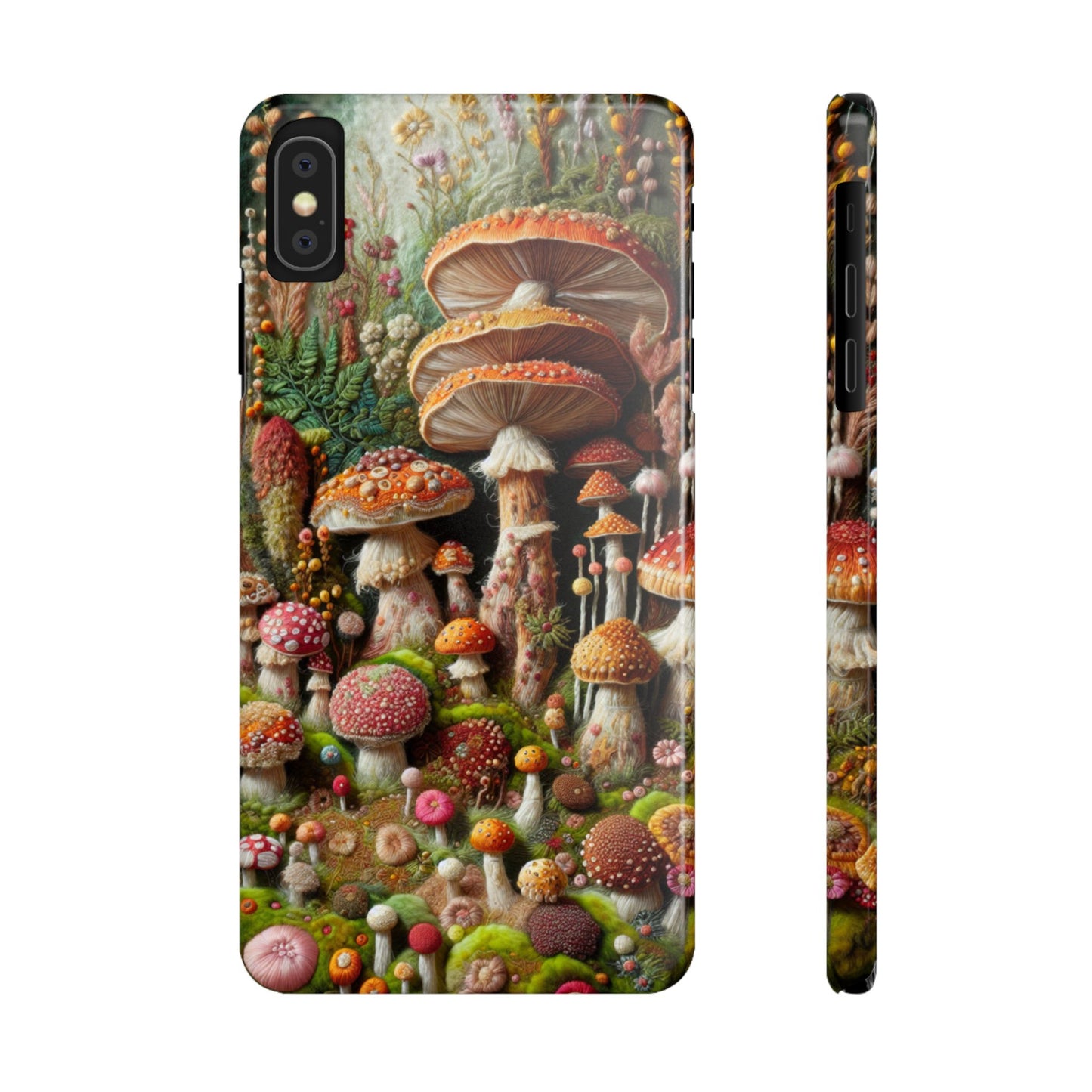 Whimsical Mushroom Slim Phone Cases - Fun, Nature-Inspired, Unique Accessories for Adorable Gift Ideas, Cute Phone Protection, [...]