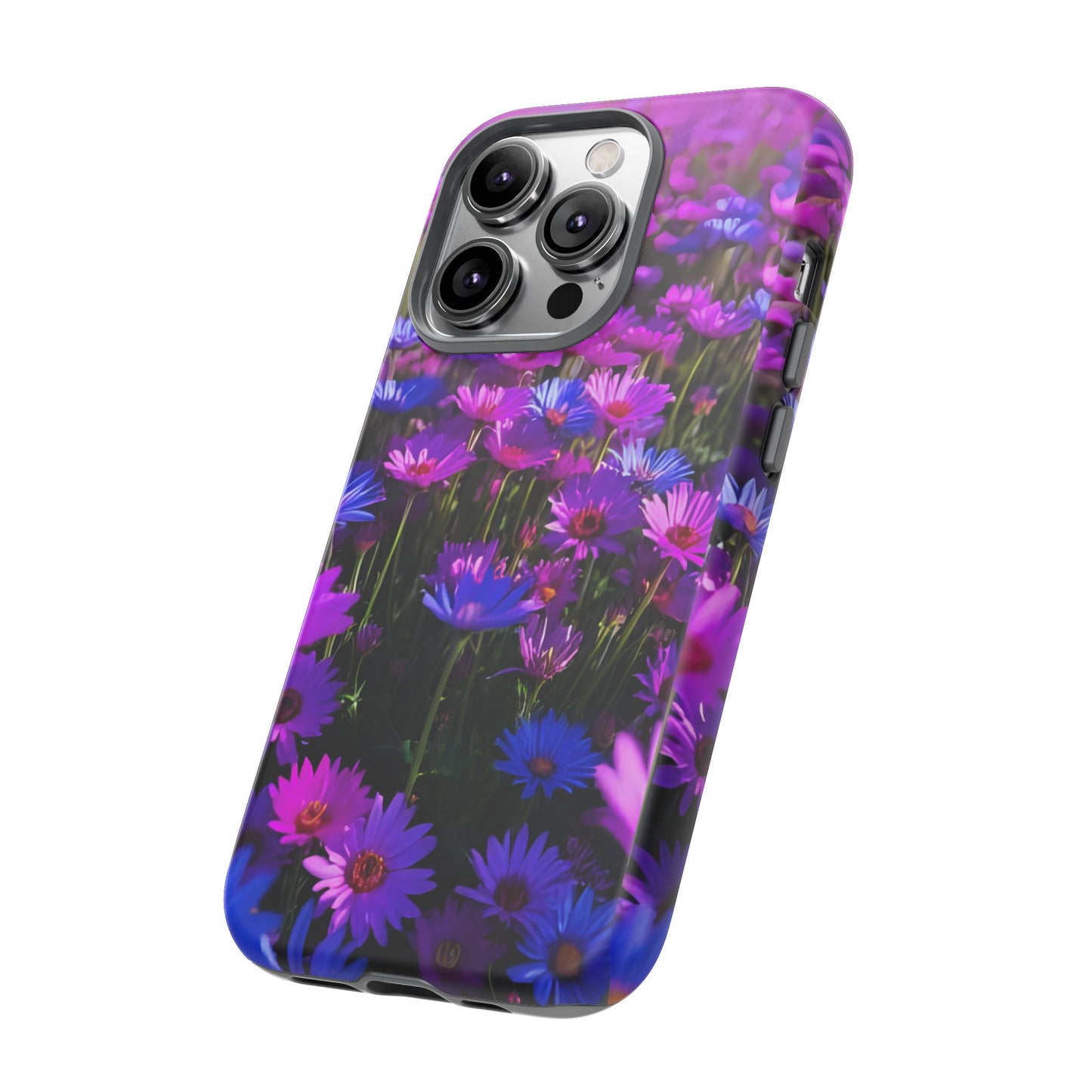 Wildflower Meadow Phone Case, Colorful Floral Garden Aesthetic, Vibrant Tough Phone Case, Compatible with iPhone, Galaxy, Google