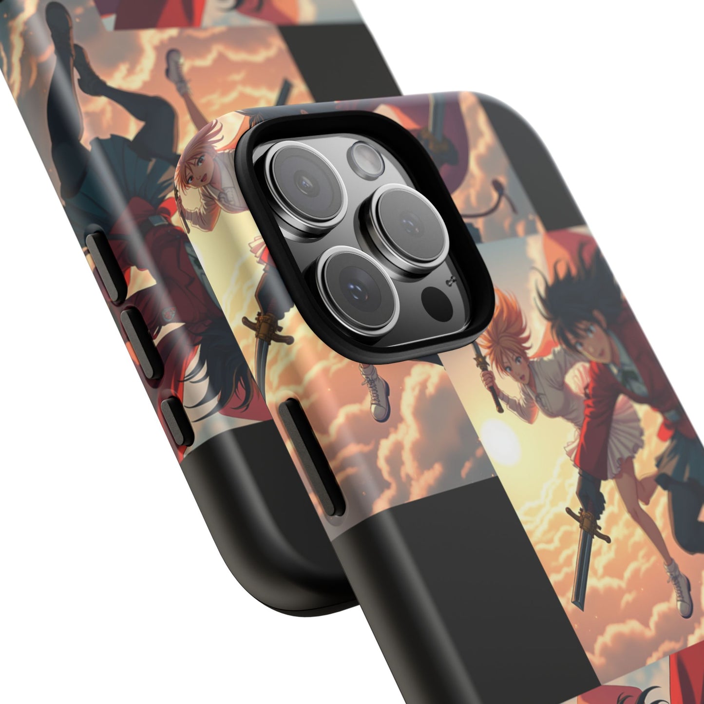 Anime Girl Phone Case, iPhone, Google Pixel and Galaxy, Cool Anime Case for Teens, Otaku Gift, Fantasy Art Aesthetic Phone Cover