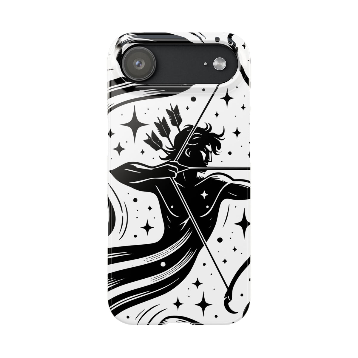 Sagittarius Zodiac Slim Phone Case, Astrology Gift for Her, Celestial Star Sign Cover, Compatible with iPhone 17, 16, 15, 14, 13