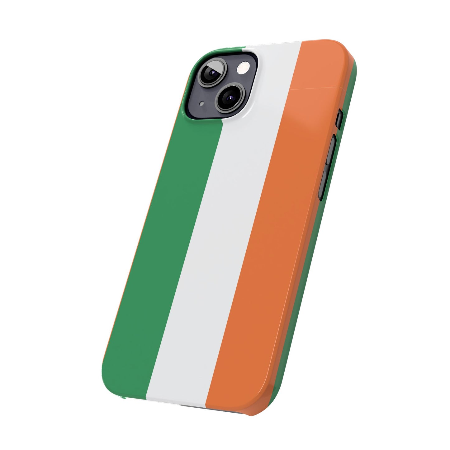 Ireland Flag Slim Phone Case, St. Patrick Design Phone Cover, Compatible with iPhone 17, 16, 15, 14, 13, 12, 11