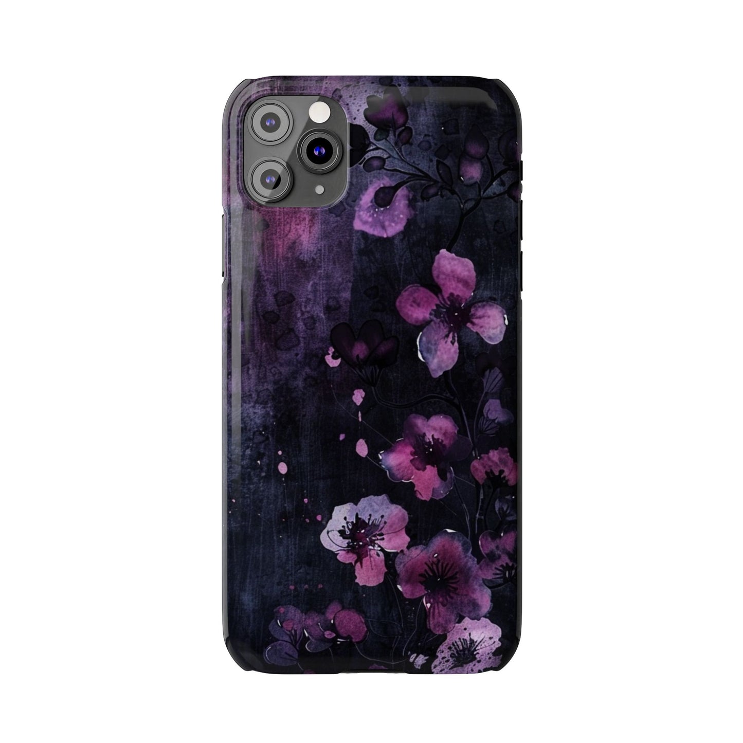 Elegant Floral Slim Phone Case - Perfect Gift for Her, Stylish iPhone Cover, Birthday Surprise, Spring Accessory, Cute Phone Protector