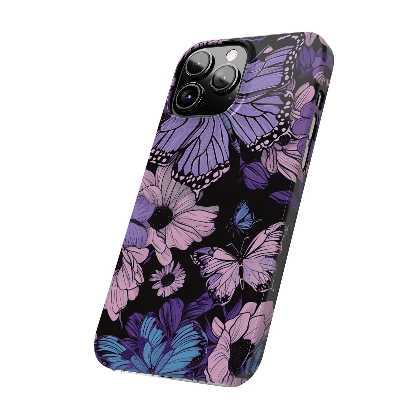 Butterfly Floral Phone Case | Slim Phone Cases for Nature Lovers, Floral Gifts, Trendy Accessories, Spring Vibes, Unique Phone Cover