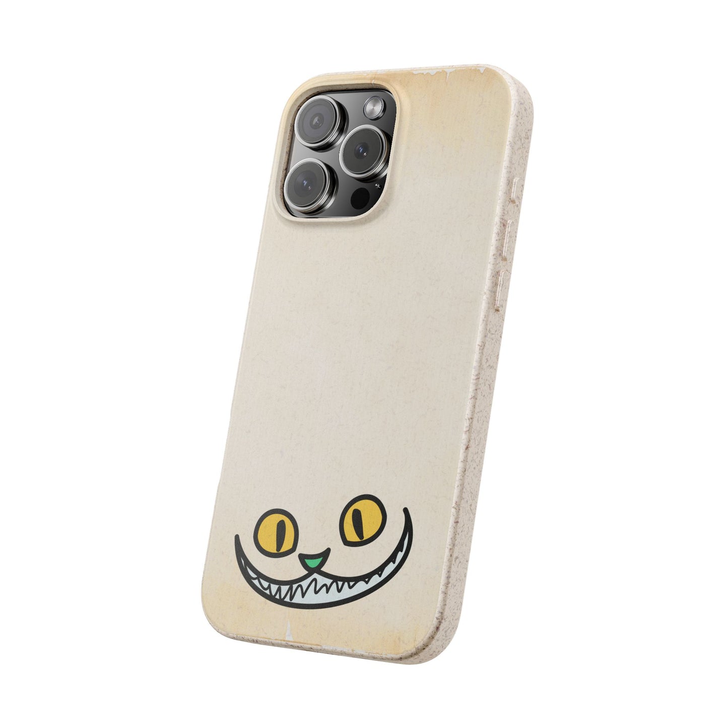 Alice in Wonderland Biodegradable Phone Case, Cheshire Cat Phone Cover Compatible with iPhone, Galaxy