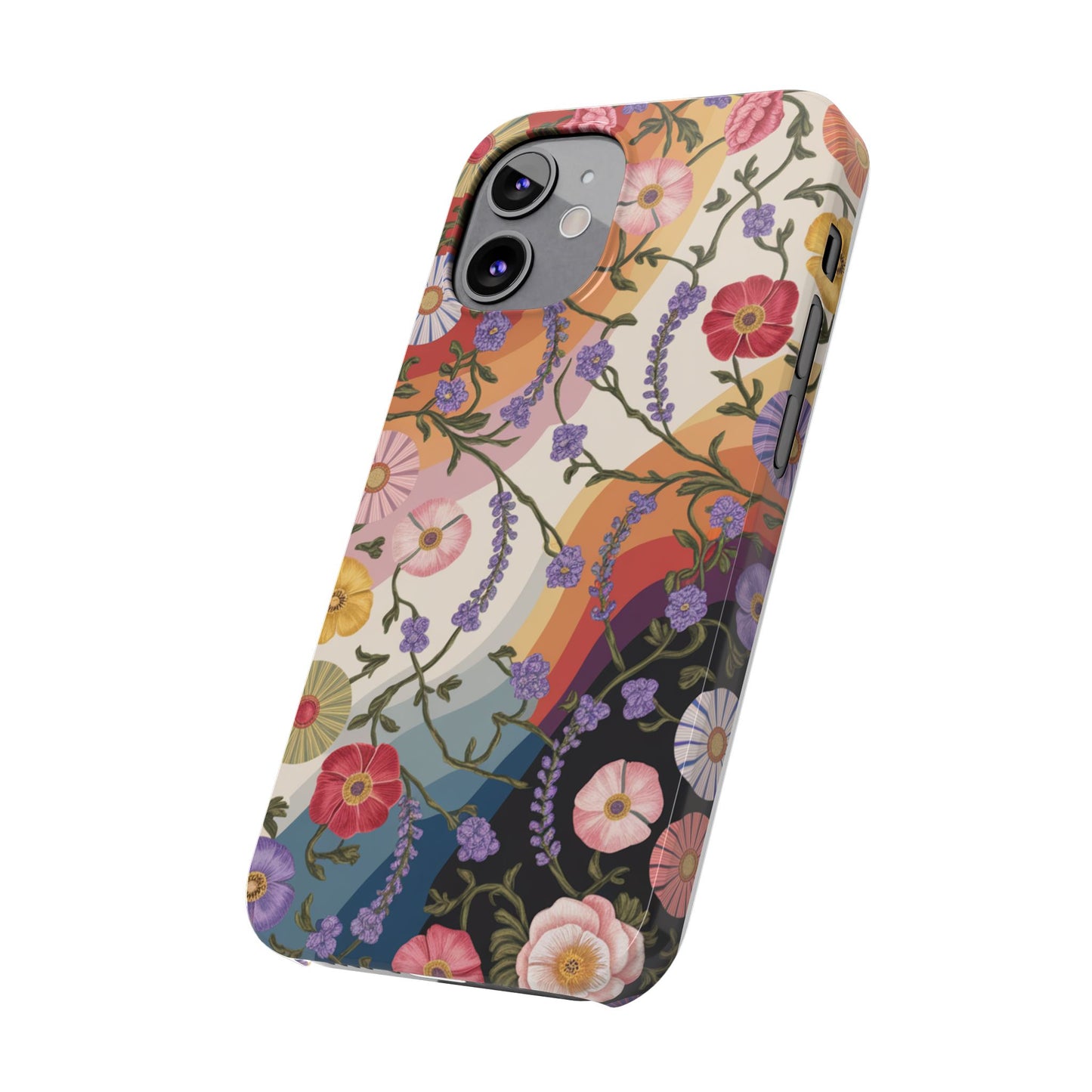 Floral Blossom Phone Case - Slim Case for Flower Lovers, Smartphone Cover, Gift for Her, Trendy Floral Design, Boho Chic Accessory