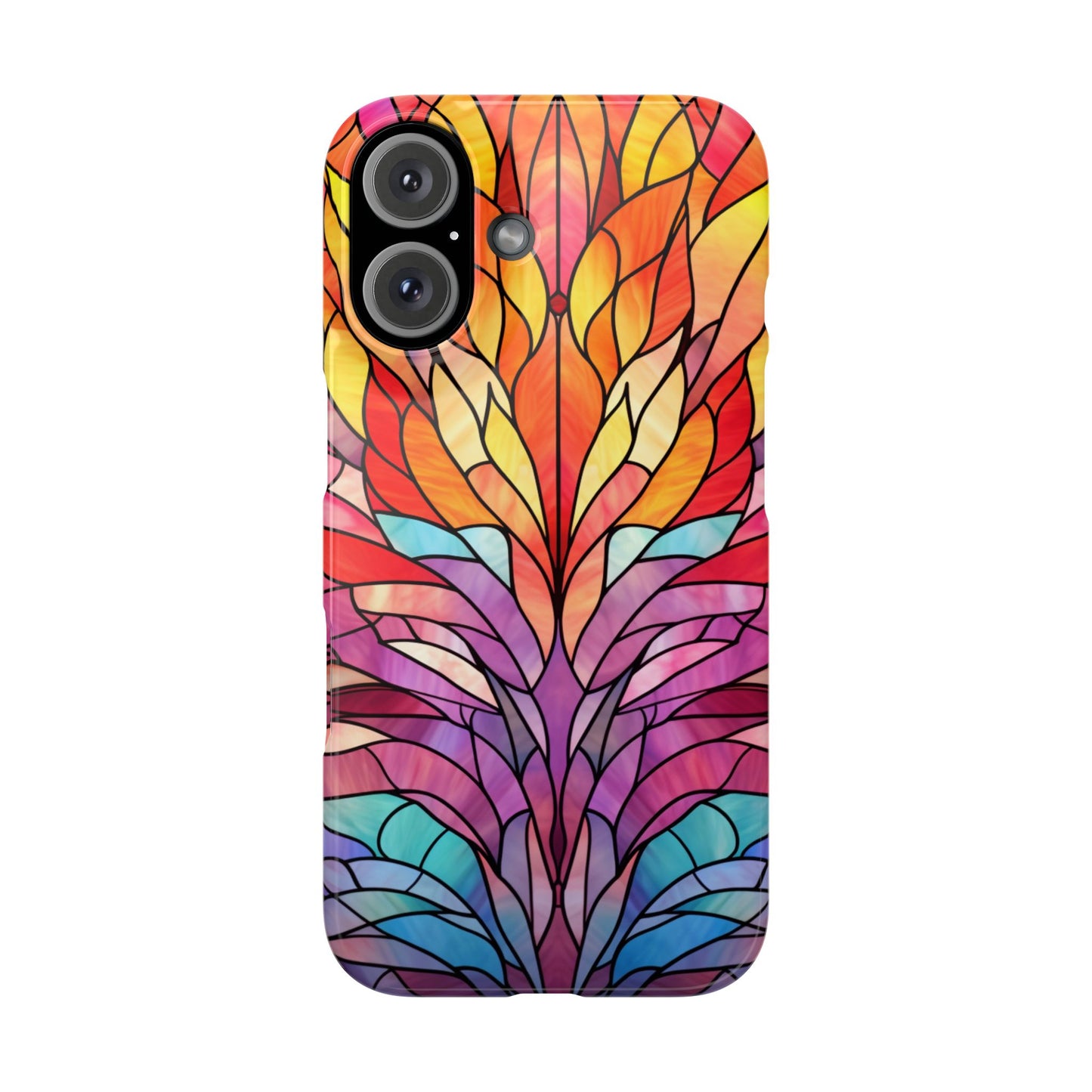 Vibrant Floral Slim Phone Cases, Colorful Smartphone Cover, Artistic Phone Skin, Unique Gift for Her, Nature-Inspired Accessory
