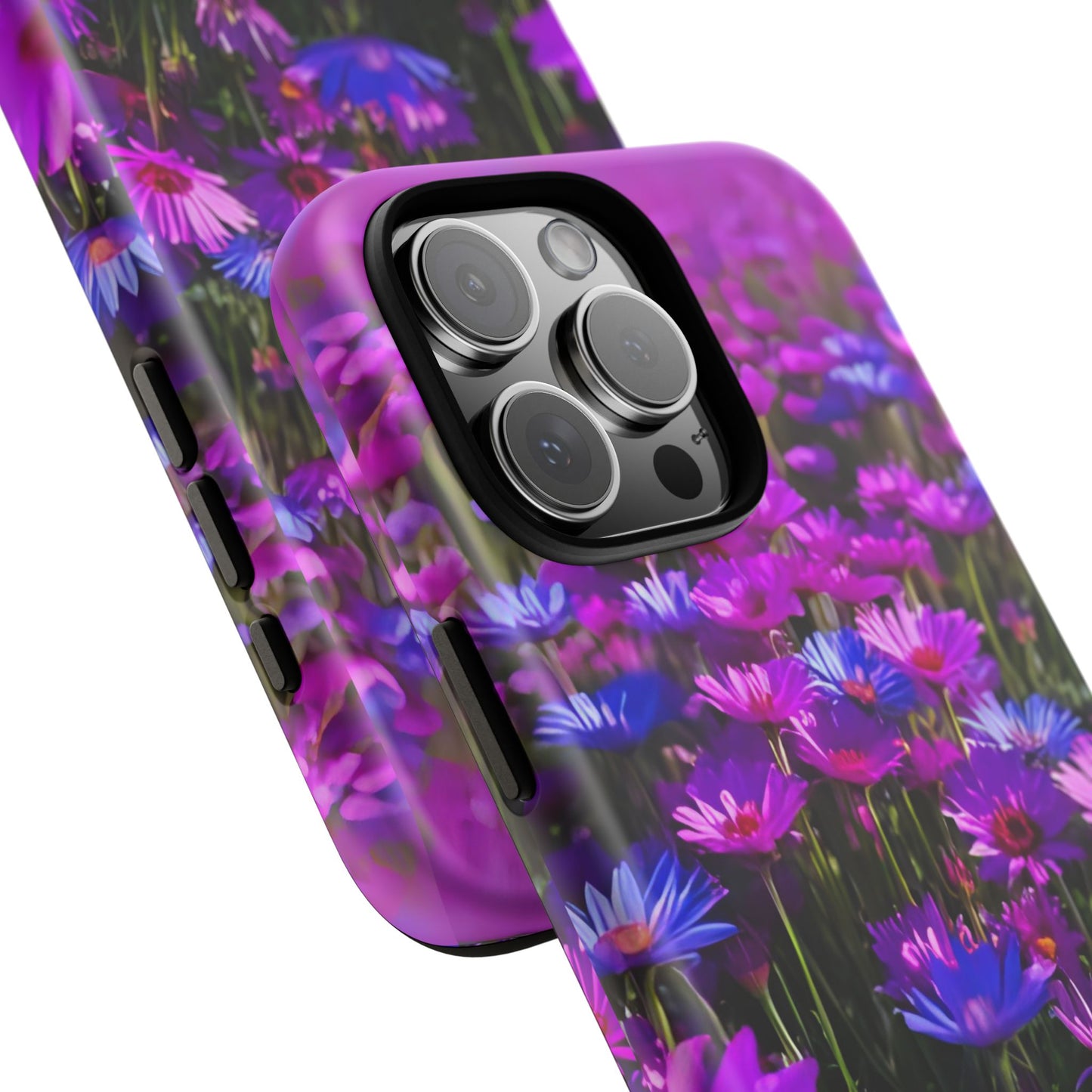 Wildflower Meadow Phone Case, Colorful Floral Garden Aesthetic, Vibrant Tough Phone Case, Compatible with iPhone, Galaxy, Google