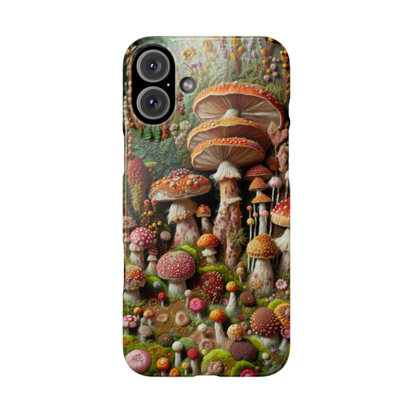 Whimsical Mushroom Slim Phone Cases - Fun, Nature-Inspired, Unique Accessories for Adorable Gift Ideas, Cute Phone Protection, [...]