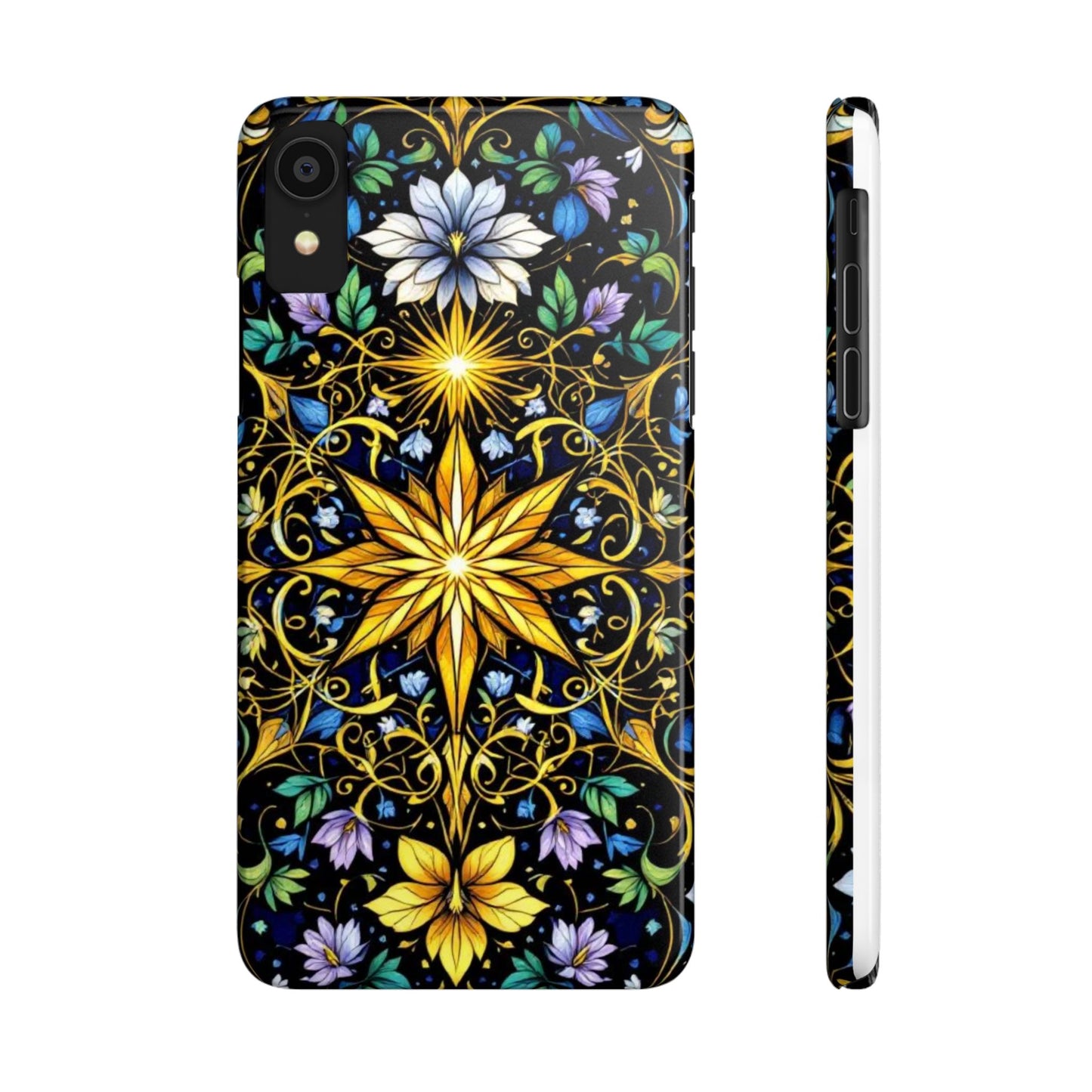 Elegant Floral Phone Case - Slim Phone Cases, Artistic Cases for Nature Lovers, Gift for Birthdays, Holidays, Spring Decor