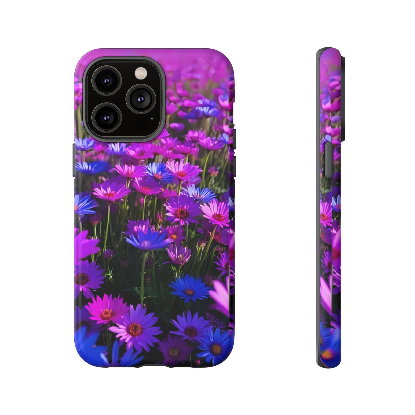 Wildflower Meadow Phone Case, Colorful Floral Garden Aesthetic, Vibrant Tough Phone Case, Compatible with iPhone, Galaxy, Google