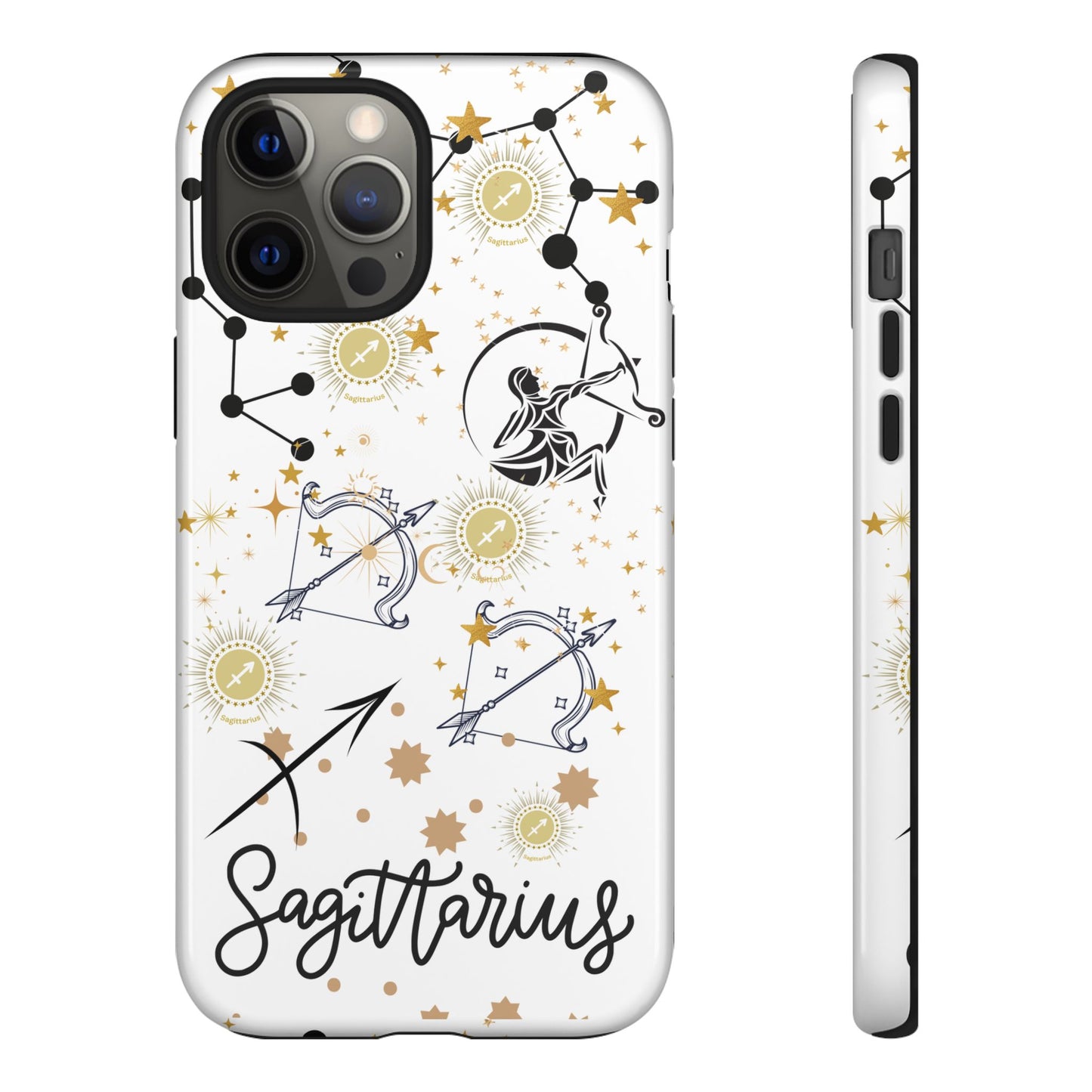 Sagittarius Zodiac Phone Case, Astrology Gift for Her, Celestial Star Sign Cover, Birthday Gift, Compatible with iPhone, Galaxy, Pixel