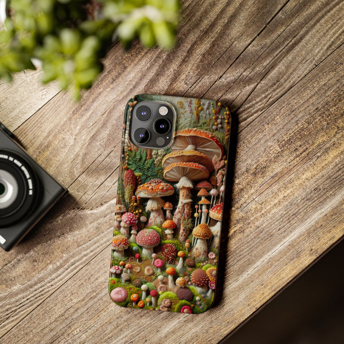 Whimsical Mushroom Slim Phone Cases - Fun, Nature-Inspired, Unique Accessories for Adorable Gift Ideas, Cute Phone Protection, [...]