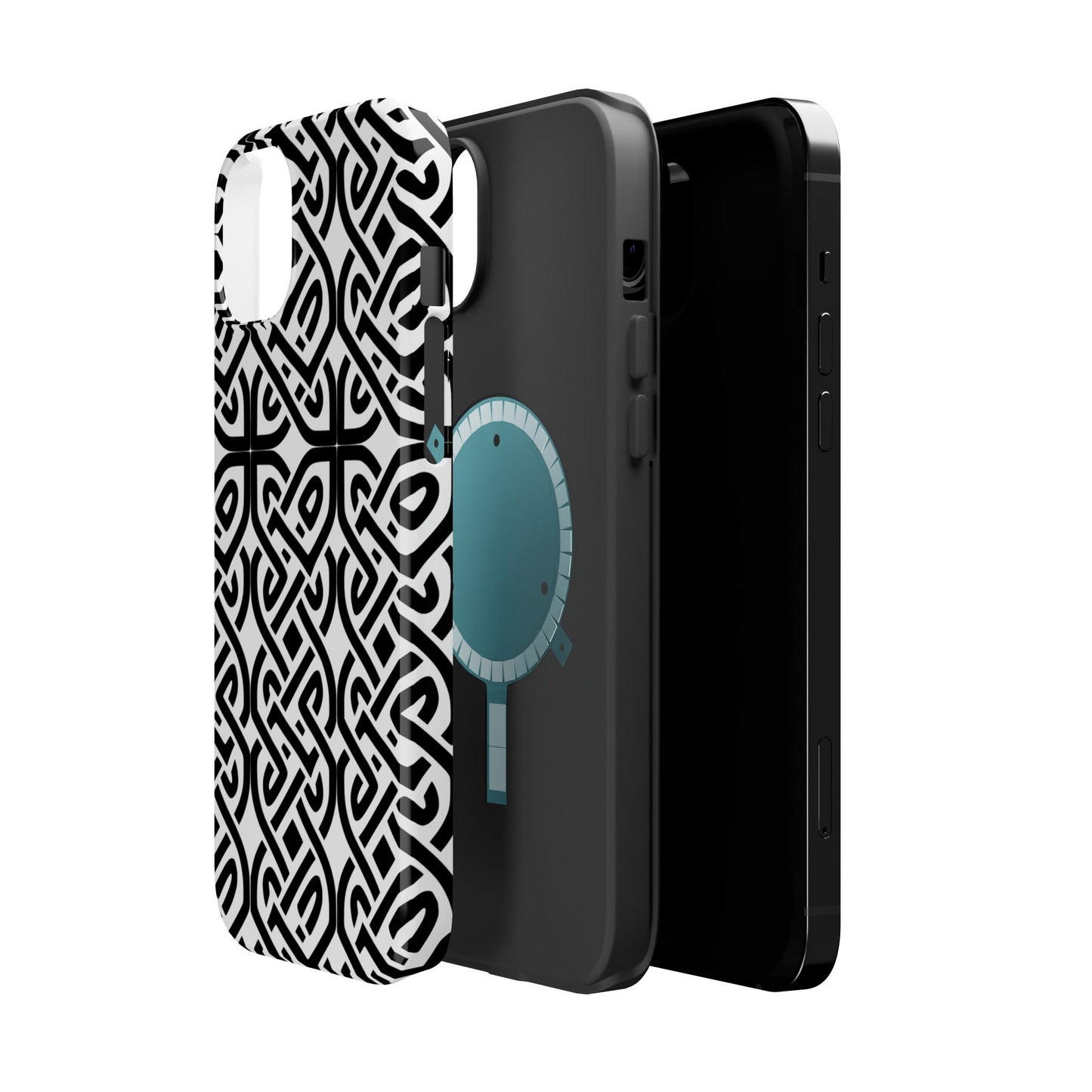 Celtic Knot Magnetic Phone Case, St. Patrick Design Phone Cover, Compatible with iPhone 17, 16, 15, 14, 13