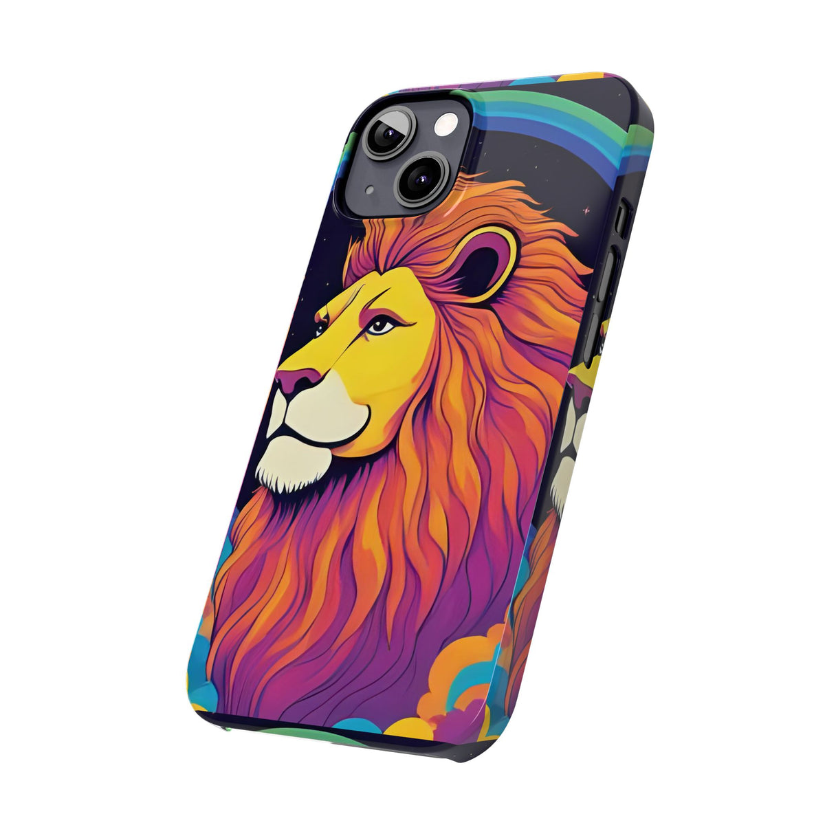 Leo Zodiac Slim Phone Case, Astrology Gift for Her, Celestial Star Sign Cover, Compatible with iPhone 17, 16, 15, 14, 13, 12, 11