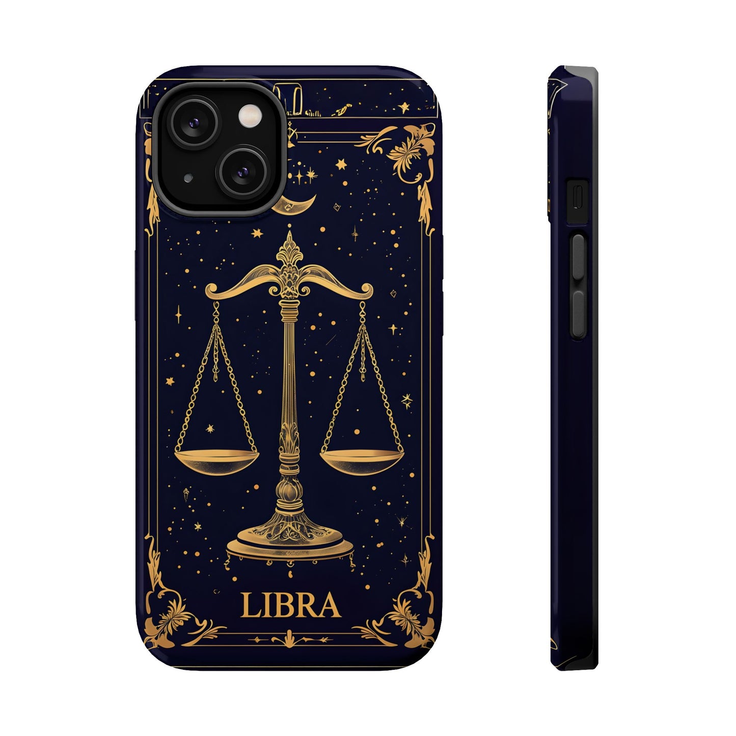 Libra Zodiac Magnetic Phone Case Astrology Gift for Her, Celestial Star Sign Cover, Birthday Gift, Compatible with iPhone 17, 16, 15, 14, 13