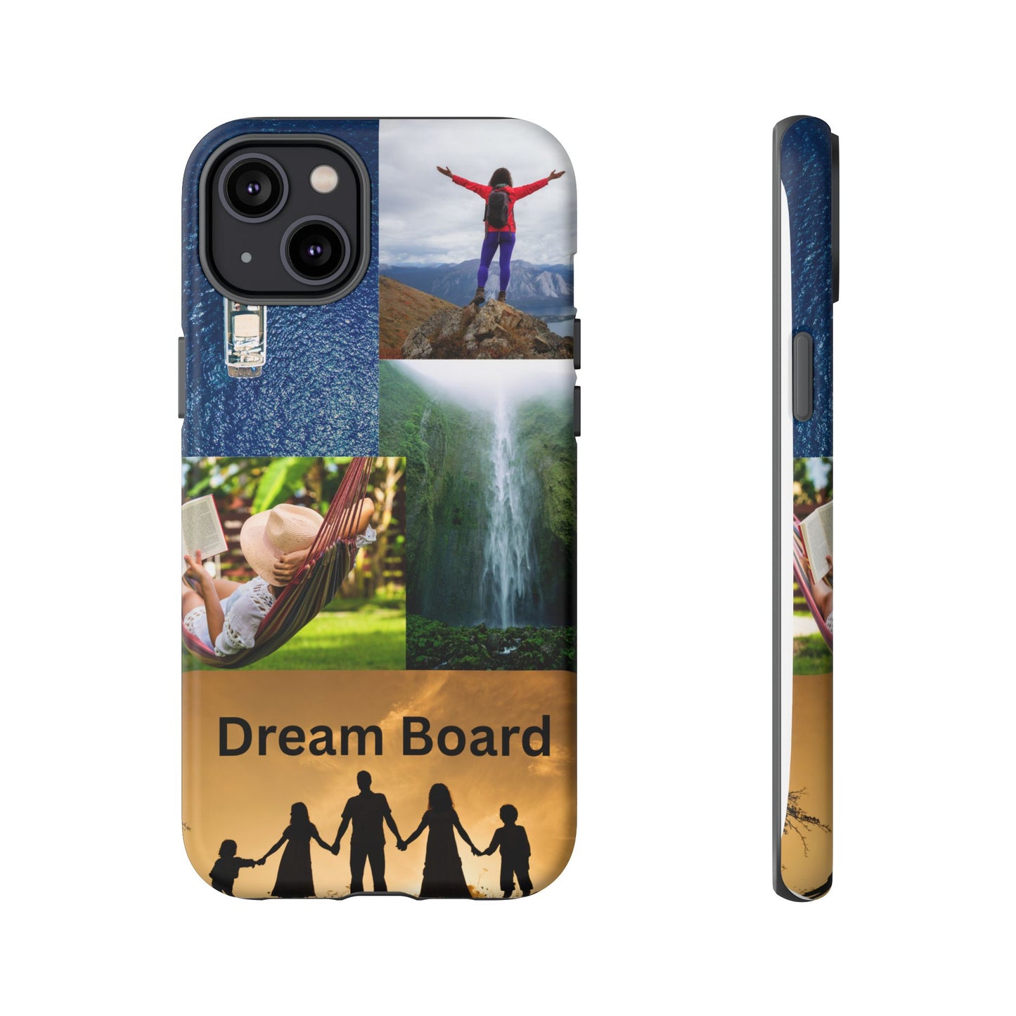 Dream Board Phone Case | Tough Cases for Adventure Seekers, Inspirational Phone Accessories, Custom Phone Covers, Unique Gift Ideas, [...]