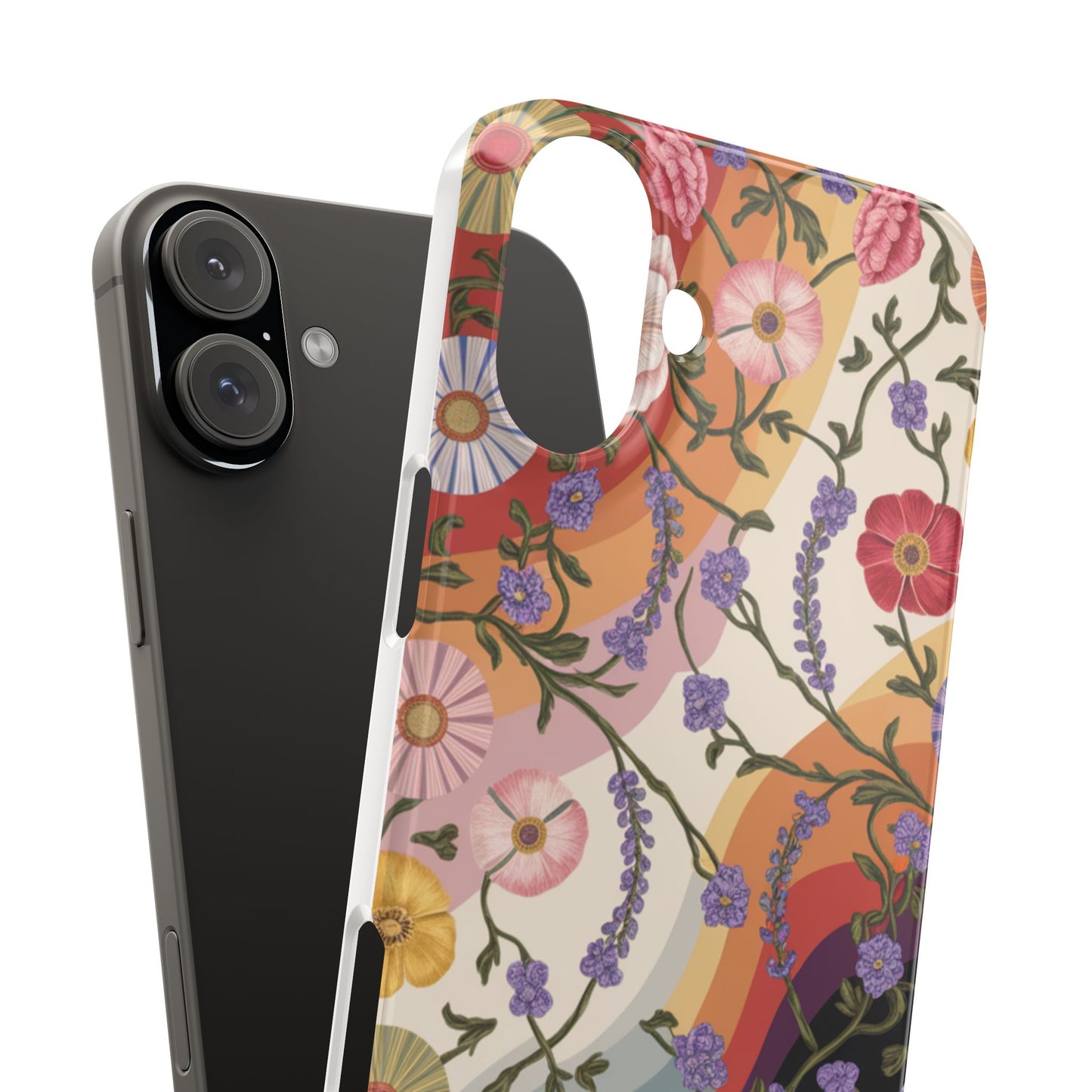 Floral Blossom Phone Case - Slim Case for Flower Lovers, Smartphone Cover, Gift for Her, Trendy Floral Design, Boho Chic Accessory