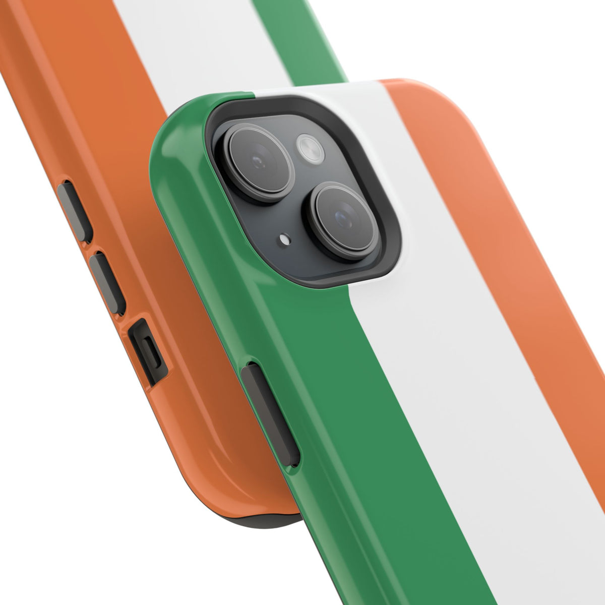 Ireland Flag Magnetic Phone Case, St. Patrick Design Phone Cover Compatible with iPhone 17, 16, 15, 14, 13
