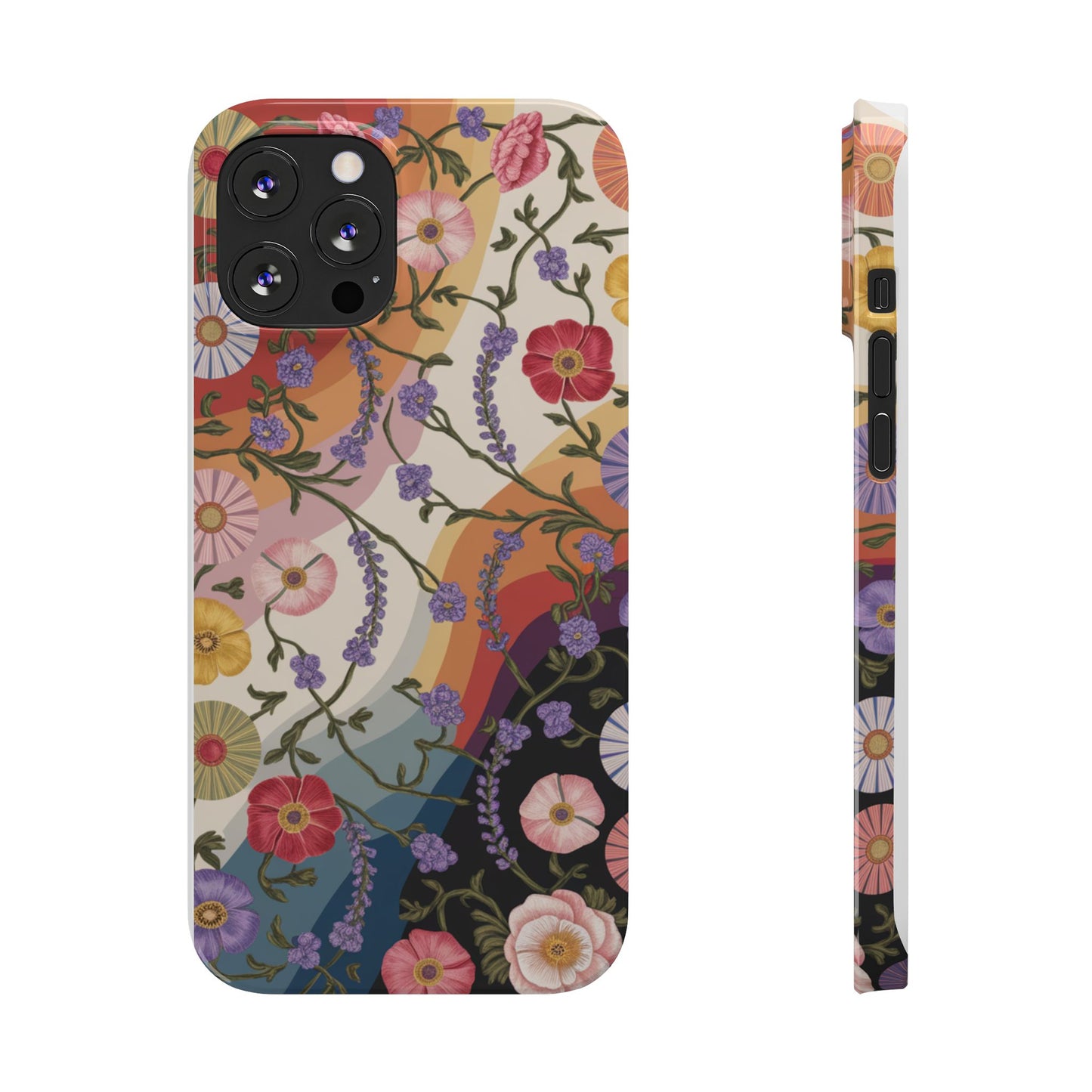 Floral Blossom Phone Case - Slim Case for Flower Lovers, Smartphone Cover, Gift for Her, Trendy Floral Design, Boho Chic Accessory