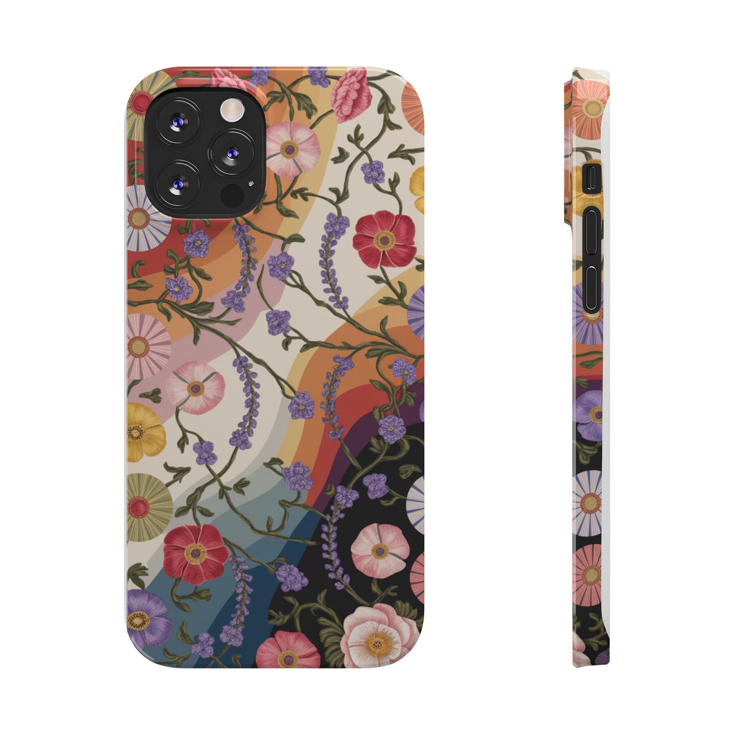 Floral Blossom Phone Case - Slim Case for Flower Lovers, Smartphone Cover, Gift for Her, Trendy Floral Design, Boho Chic Accessory