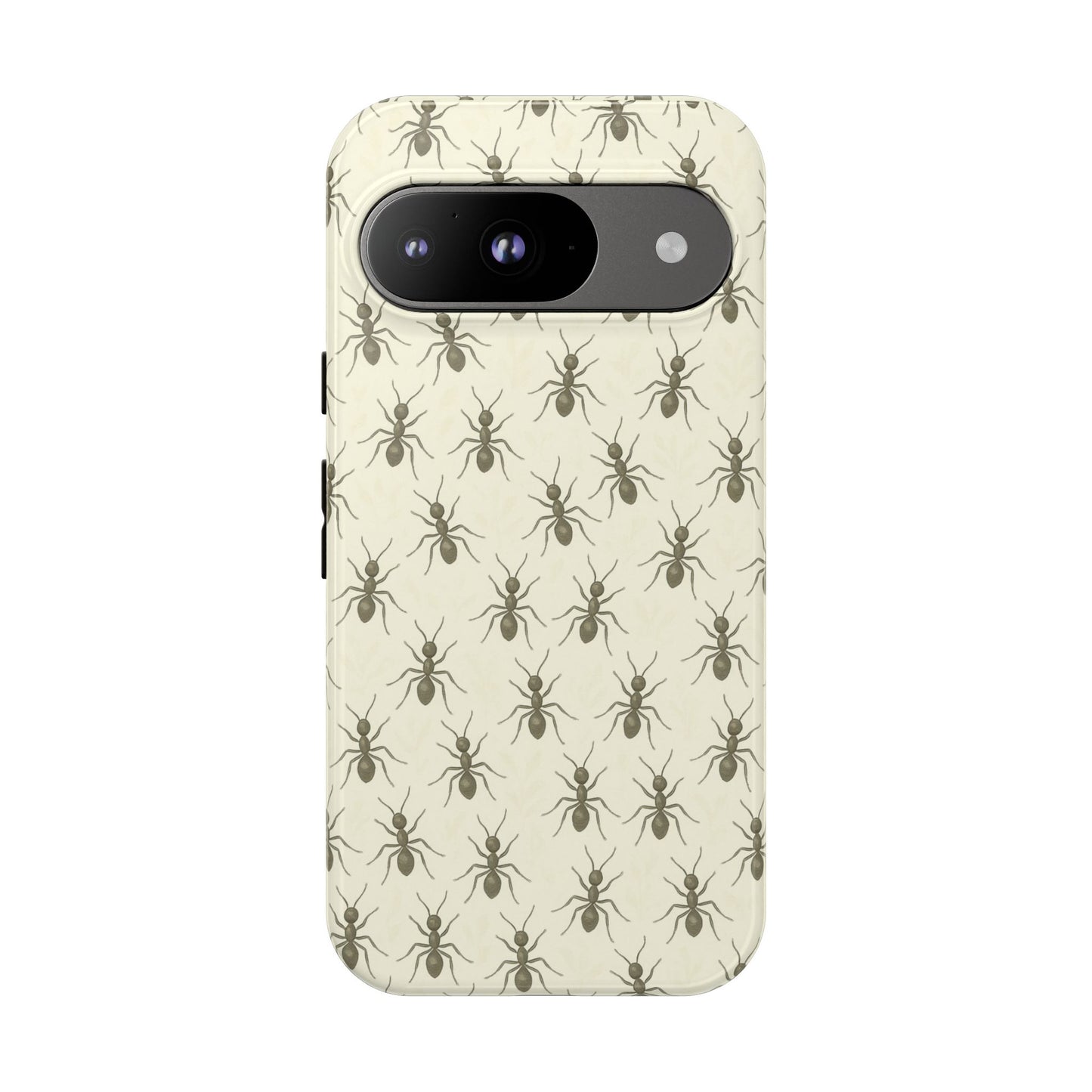 Marching Ant Pattern Tough Phone Case - Realistic Insect Art, Minimalist Nature Aesthetic, Compatible with iPhone, Galaxy, and Google Phones