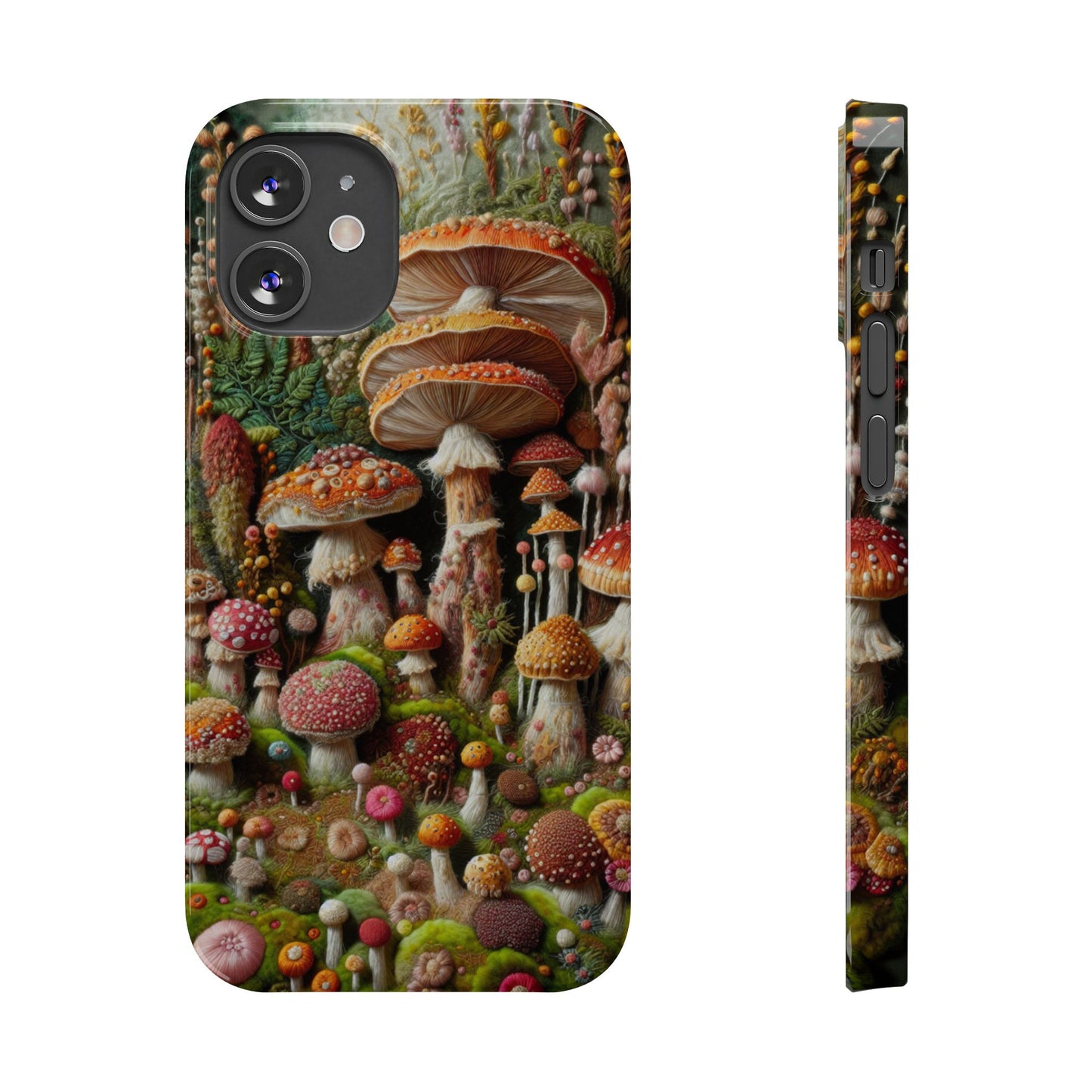 Whimsical Mushroom Slim Phone Cases - Fun, Nature-Inspired, Unique Accessories for Adorable Gift Ideas, Cute Phone Protection, [...]