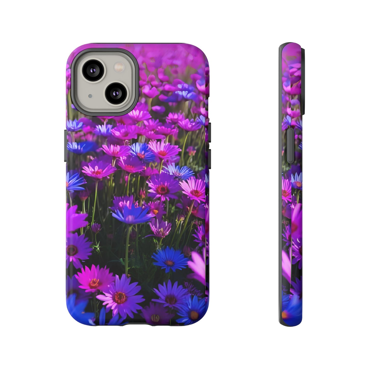 Wildflower Meadow Phone Case, Colorful Floral Garden Aesthetic, Vibrant Tough Phone Case, Compatible with iPhone, Galaxy, Google