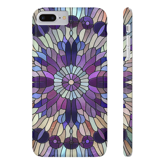 Stained Glass Floral Slim Phone Case | Vibrant Art Deco Design | Stylish Cell Phone Accessory | Gift for Art Lovers, Phone Protection, [...]