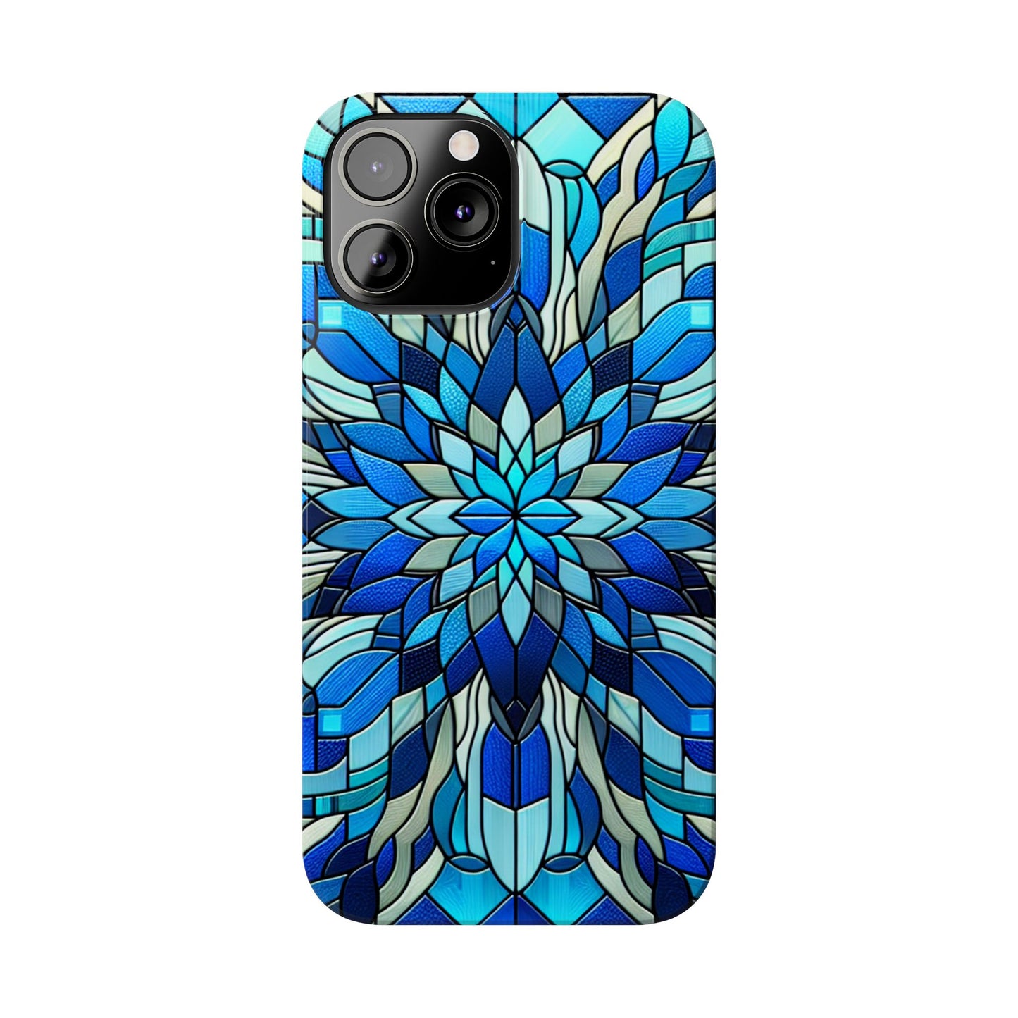 Vibrant Stained Glass Phone Cases - Artistic Cell Phone Cover, Unique Gift for Her, Phone Accessories, Holiday Present, Modern Decor