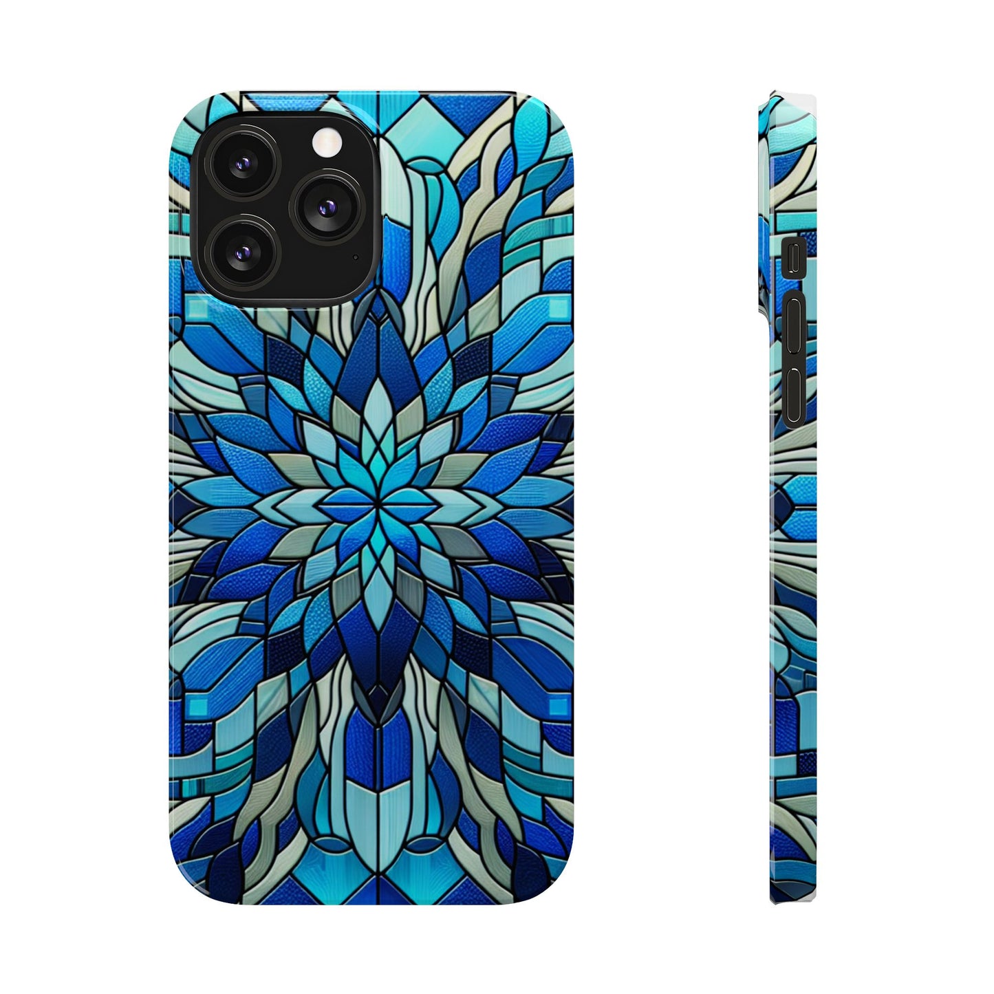 Vibrant Stained Glass Phone Cases - Artistic Cell Phone Cover, Unique Gift for Her, Phone Accessories, Holiday Present, Modern Decor