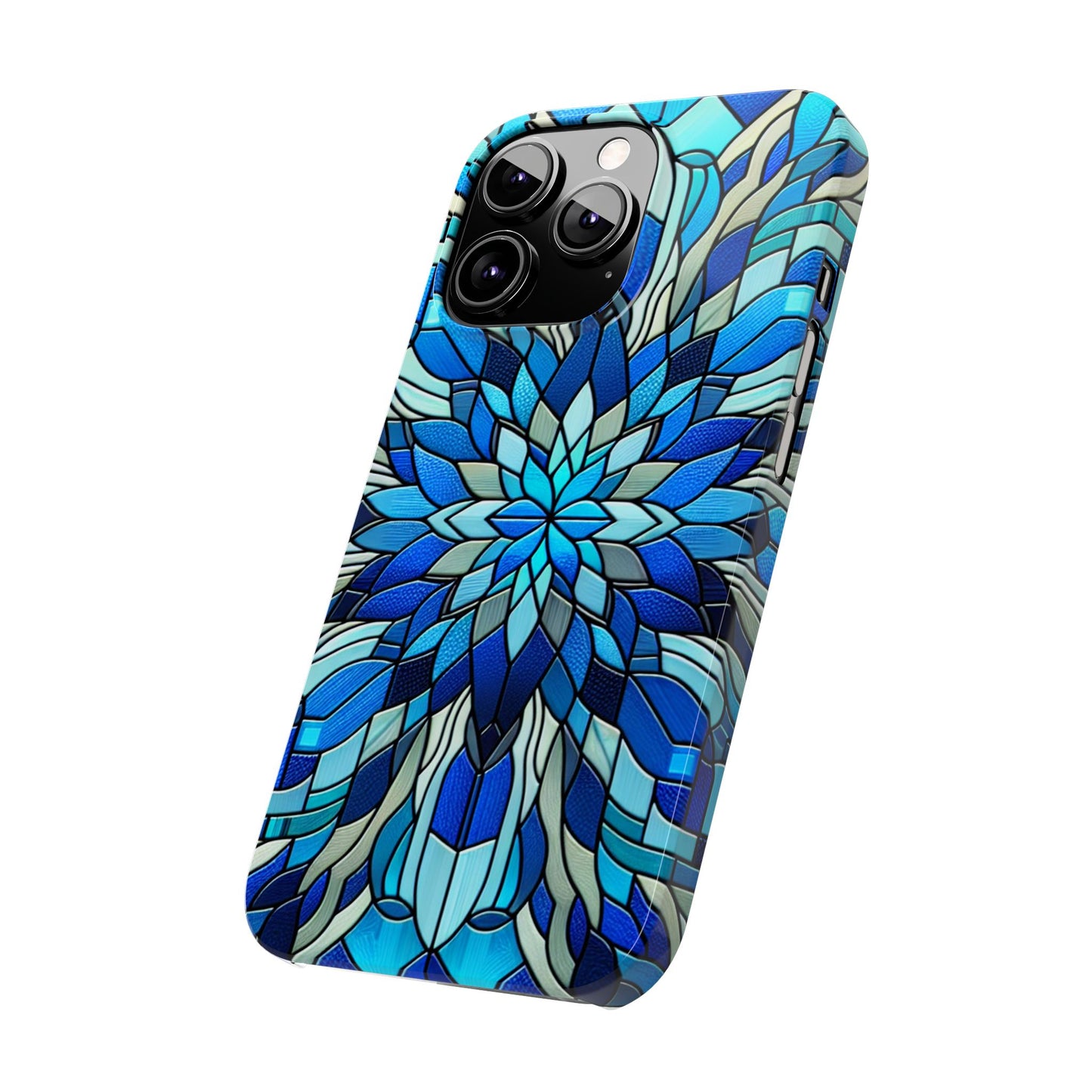 Vibrant Stained Glass Phone Cases - Artistic Cell Phone Cover, Unique Gift for Her, Phone Accessories, Holiday Present, Modern Decor