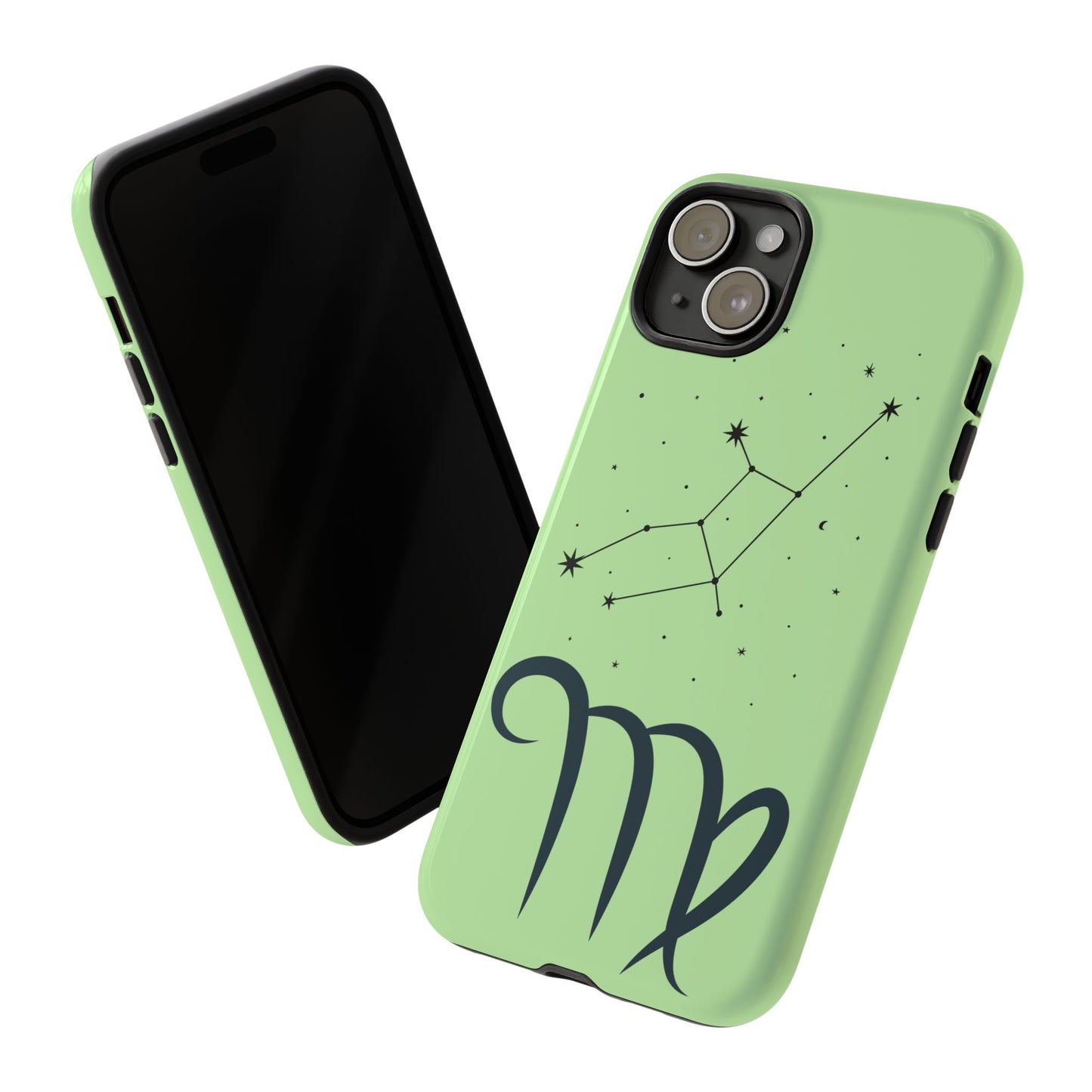 Virgo Zodiac Tough Phone Case, Astrology, Celestial Star Sign Cover, Compatible with iPhone, Galaxy, Pixel