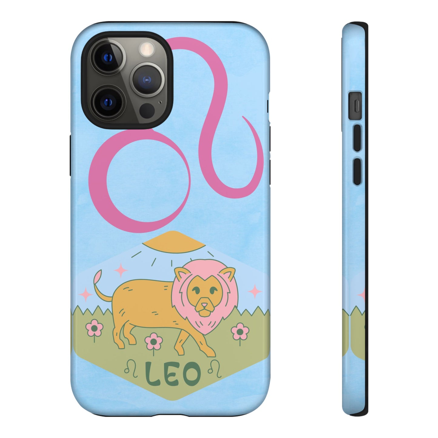 Leo Zodiac Phone Case, Astrology Gift for Her, Celestial Star Sign Cover, Birthday Gift, Compatible with iPhone, Galaxy, Google Phones