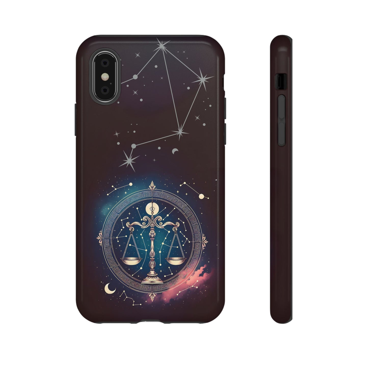 Libra Zodiac Phone Case - Astrology Gift for Her, Celestial Star Sign Cover, Birthday Gift, Compatible with iPhone, Galaxy, Google Phones