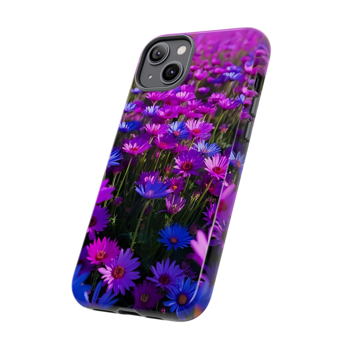 Wildflower Meadow Phone Case, Colorful Floral Garden Aesthetic, Vibrant Tough Phone Case, Compatible with iPhone, Galaxy, Google