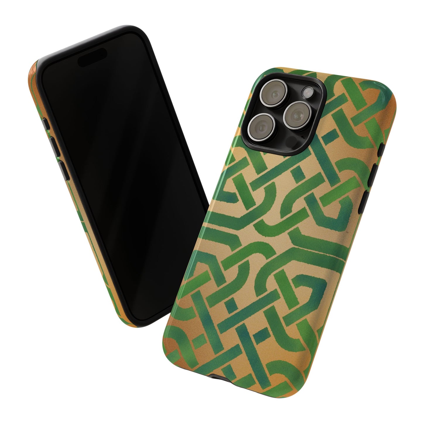 Celtic Knot Tough Phone Case, Irish Heritage Pattern Phone Cover, Celtic Art Design, Irish Culture Gift for iPhone Galaxy Google