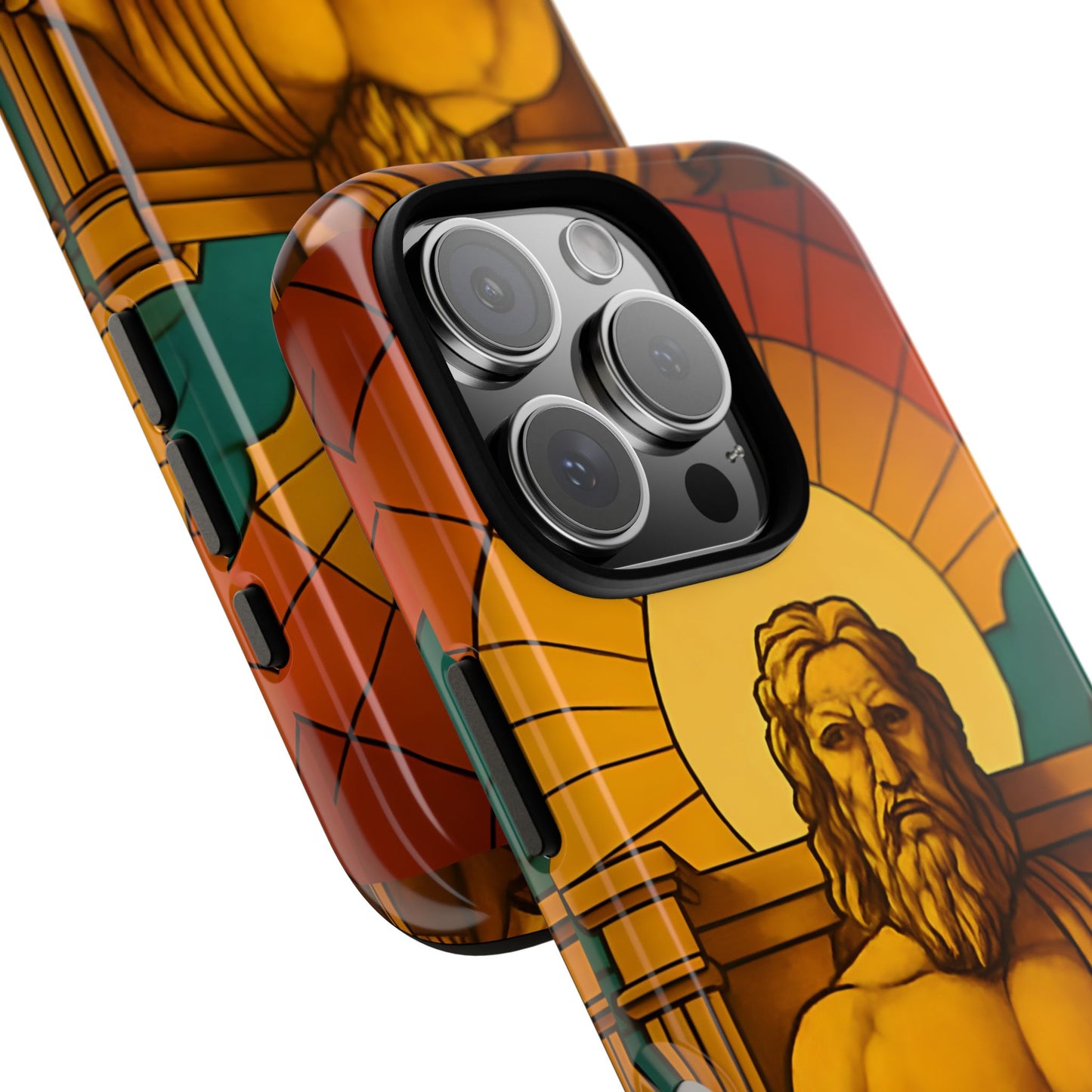 Olympia Zeus Statue Tough Phone Case - Classic Greek Art Design, Historic World Wonder Aesthetic, Compatible with iPhone, Galaxy, and Google