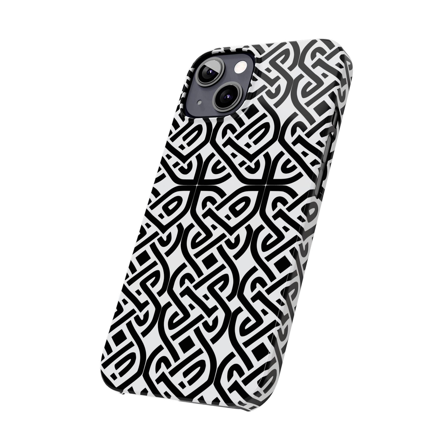 Celtic Knot Slim Phone Case, St. Patrick Design Phone Cover, Compatible with iPhone 17, 16, 15, 14, 13, 12, 11