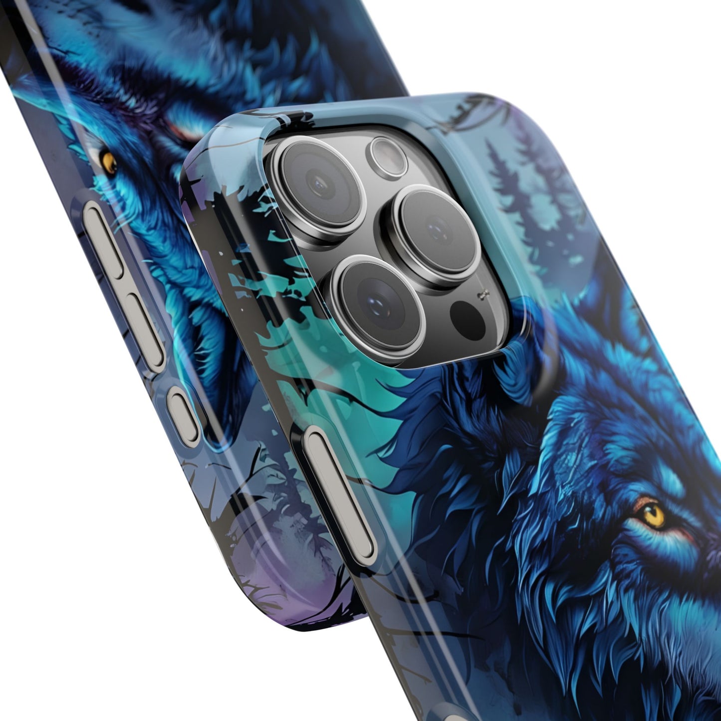 Enchanted Wolf Phone Case - Slim, Stylish Protection for Animal Lovers, Perfect for Gifts & Nature Enthusiasts, Unique Art Design