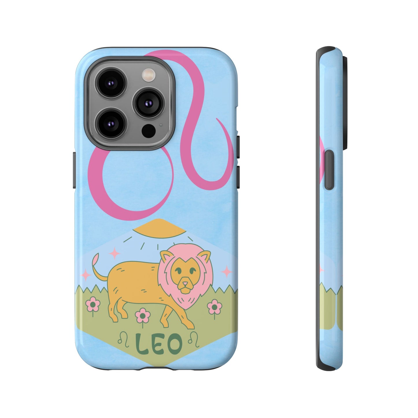 Leo Zodiac Phone Case, Astrology Gift for Her, Celestial Star Sign Cover, Birthday Gift, Compatible with iPhone, Galaxy, Google Phones