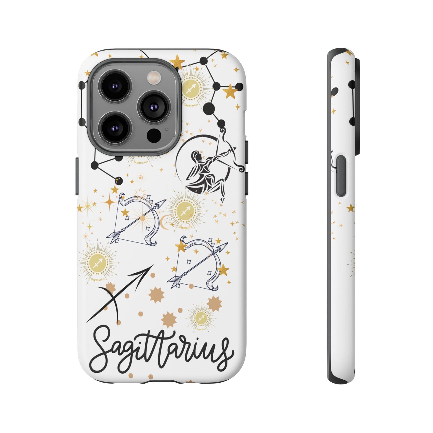 Sagittarius Zodiac Phone Case, Astrology Gift for Her, Celestial Star Sign Cover, Birthday Gift, Compatible with iPhone, Galaxy, Pixel
