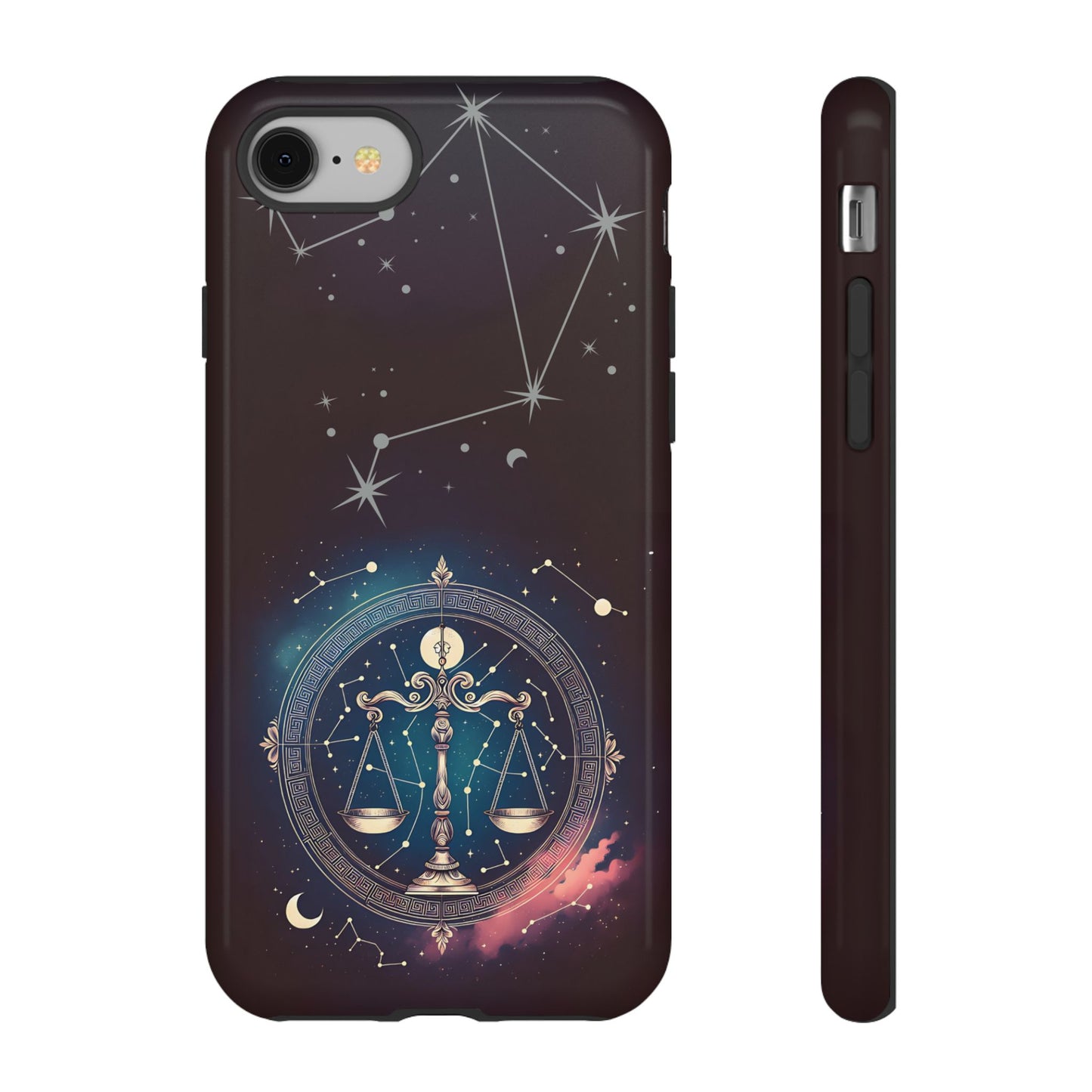 Libra Zodiac Phone Case - Astrology Gift for Her, Celestial Star Sign Cover, Birthday Gift, Compatible with iPhone, Galaxy, Google Phones